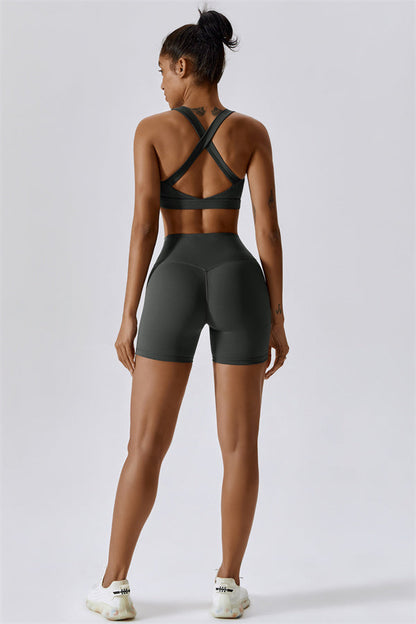 The Eloise Sports Bra Shorts 2-Piece Set Fitglutes Activewear Gymwear Sportswear & Workout Clothes