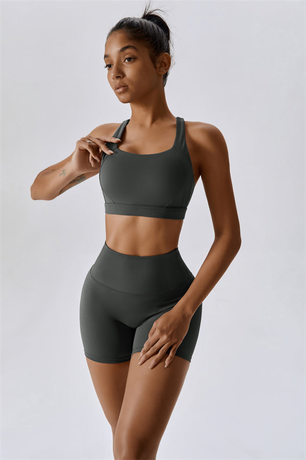 The Eloise Sports Bra Shorts 2-Piece Set Fitglutes Activewear Gymwear Sportswear & Workout Clothes