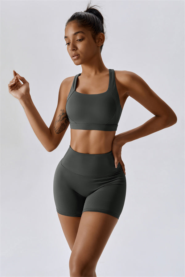 The Eloise Sports Bra Shorts 2-Piece Set Fitglutes Activewear Gymwear Sportswear & Workout Clothes