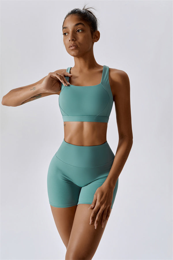 The Eloise Sports Bra Shorts 2-Piece Set Fitglutes Activewear Gymwear Sportswear & Workout Clothes