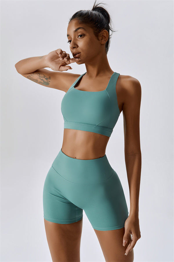 The Eloise Sports Bra Shorts 2-Piece Set Fitglutes Activewear Gymwear Sportswear & Workout Clothes