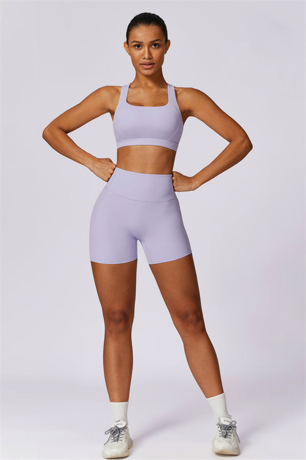 The Eloise Sports Bra Shorts 2-Piece Set Fitglutes Activewear Gymwear Sportswear & Workout Clothes