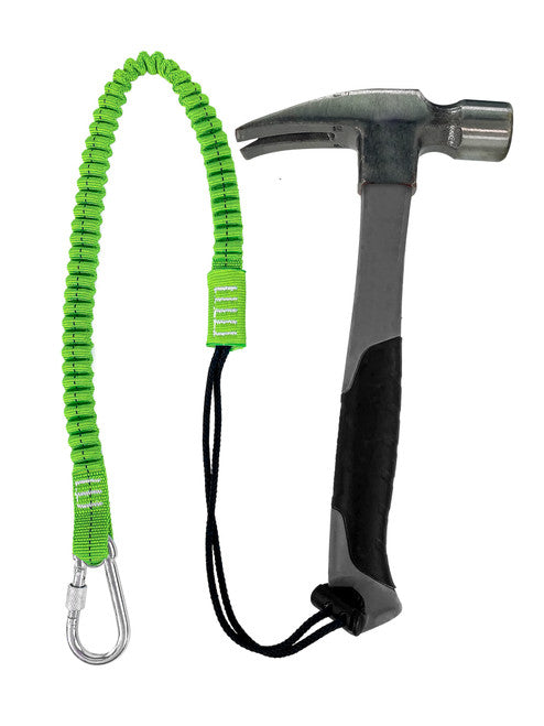 Frontline TLS15 ToolGrip Elastic Tool Tether 15 lbs with Steel Turn Lock Carabiner VM Hardware