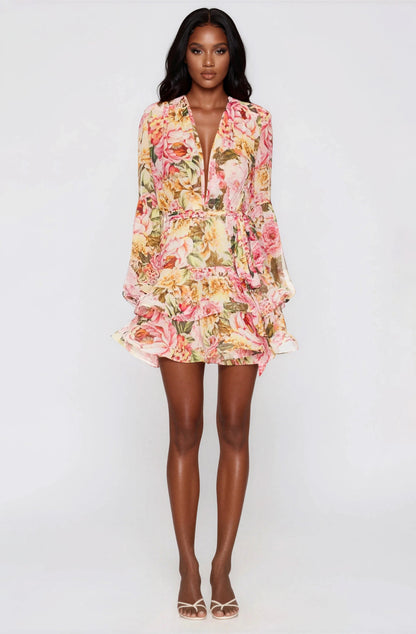 Bedouin Rose Mini Dress – Rose Floral XO, Tina