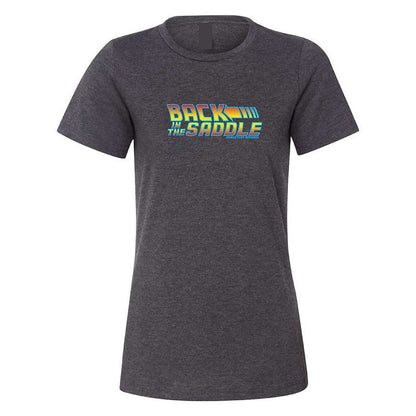 Back In The Saddle Tee: Ladies Horseplay Apparel