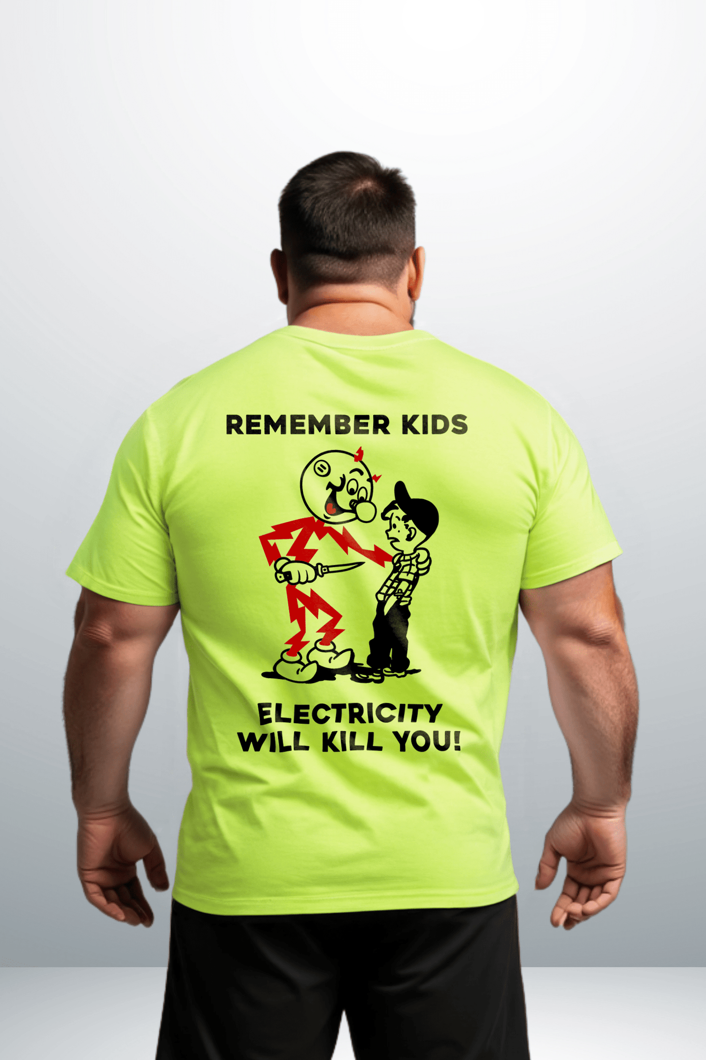 Remember Kids - Safety Yellow T-Shirt Armed American Supply