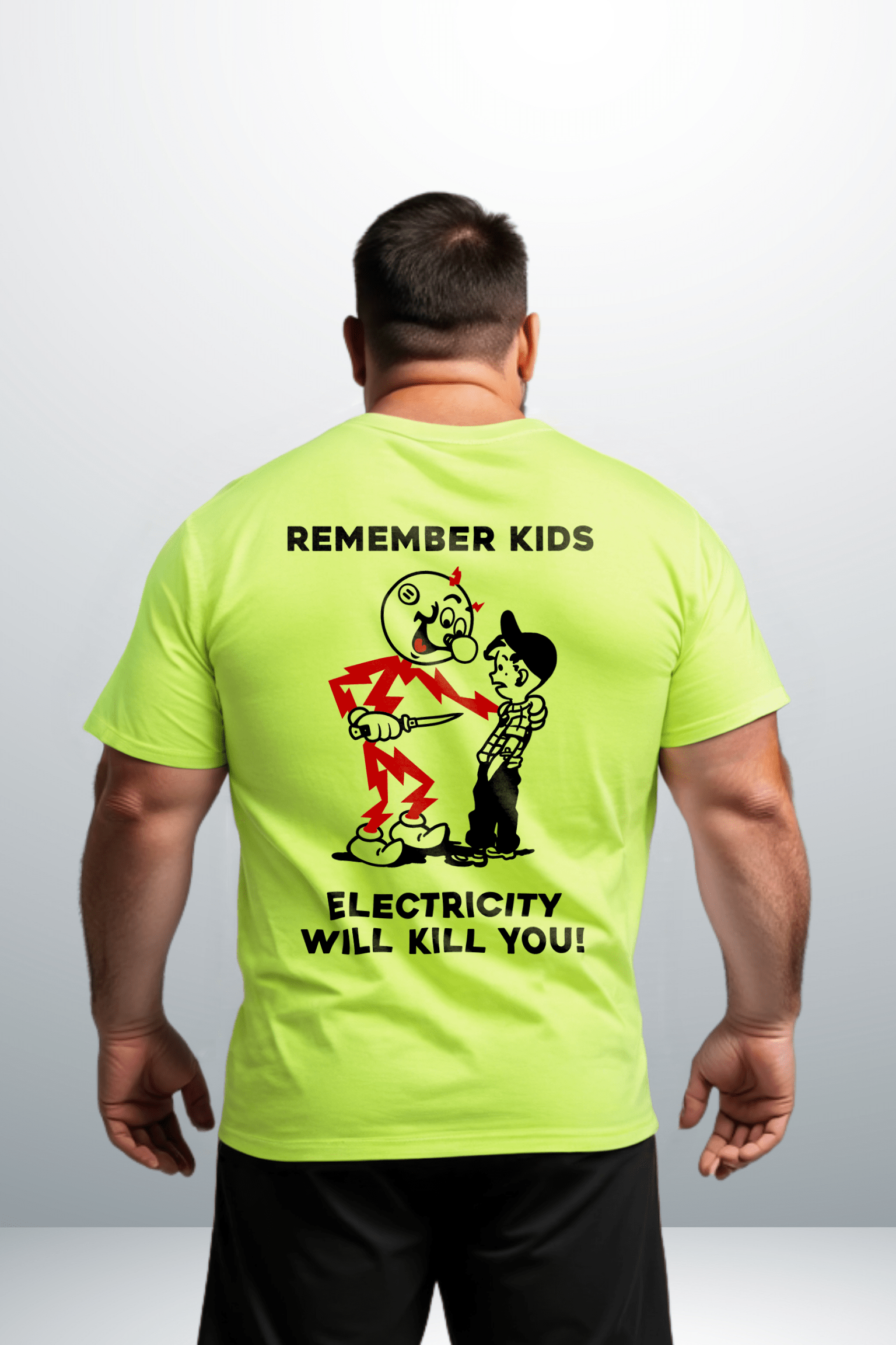 Remember Kids - Safety Yellow T-Shirt Armed American Supply