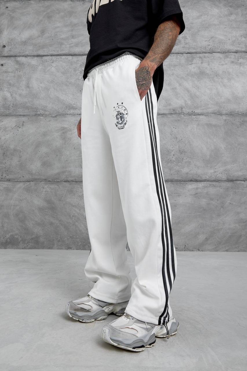 Baggy Side-Stripe Track Pants Withinblack