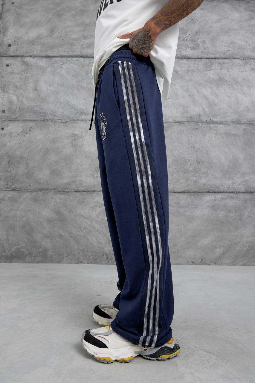 Baggy Side-Stripe Track Pants Withinblack