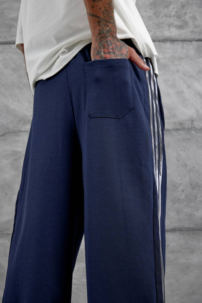 Baggy Side-Stripe Track Pants Withinblack