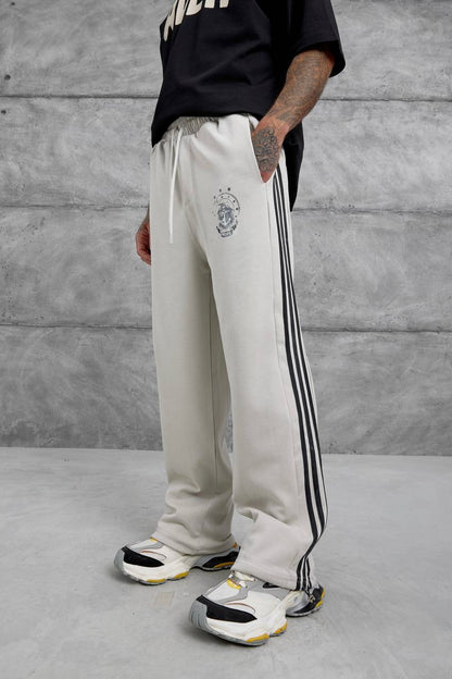 Baggy Side-Stripe Track Pants Withinblack