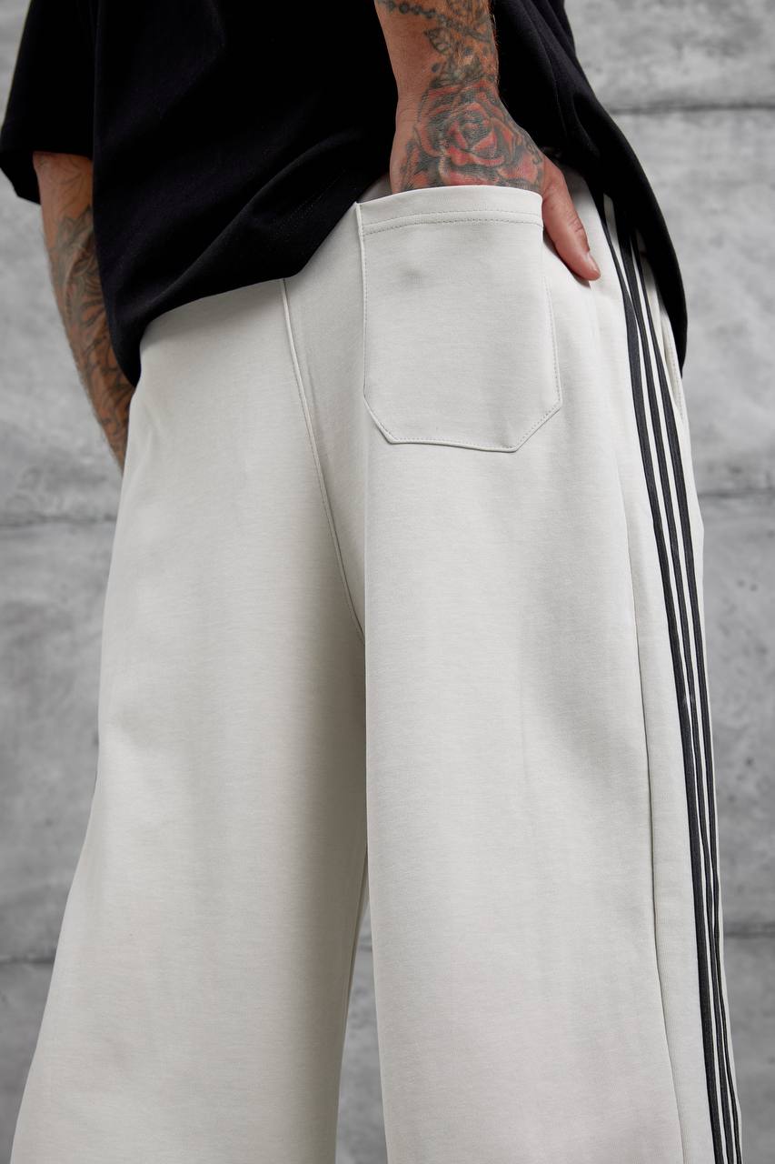 Baggy Side-Stripe Track Pants Withinblack