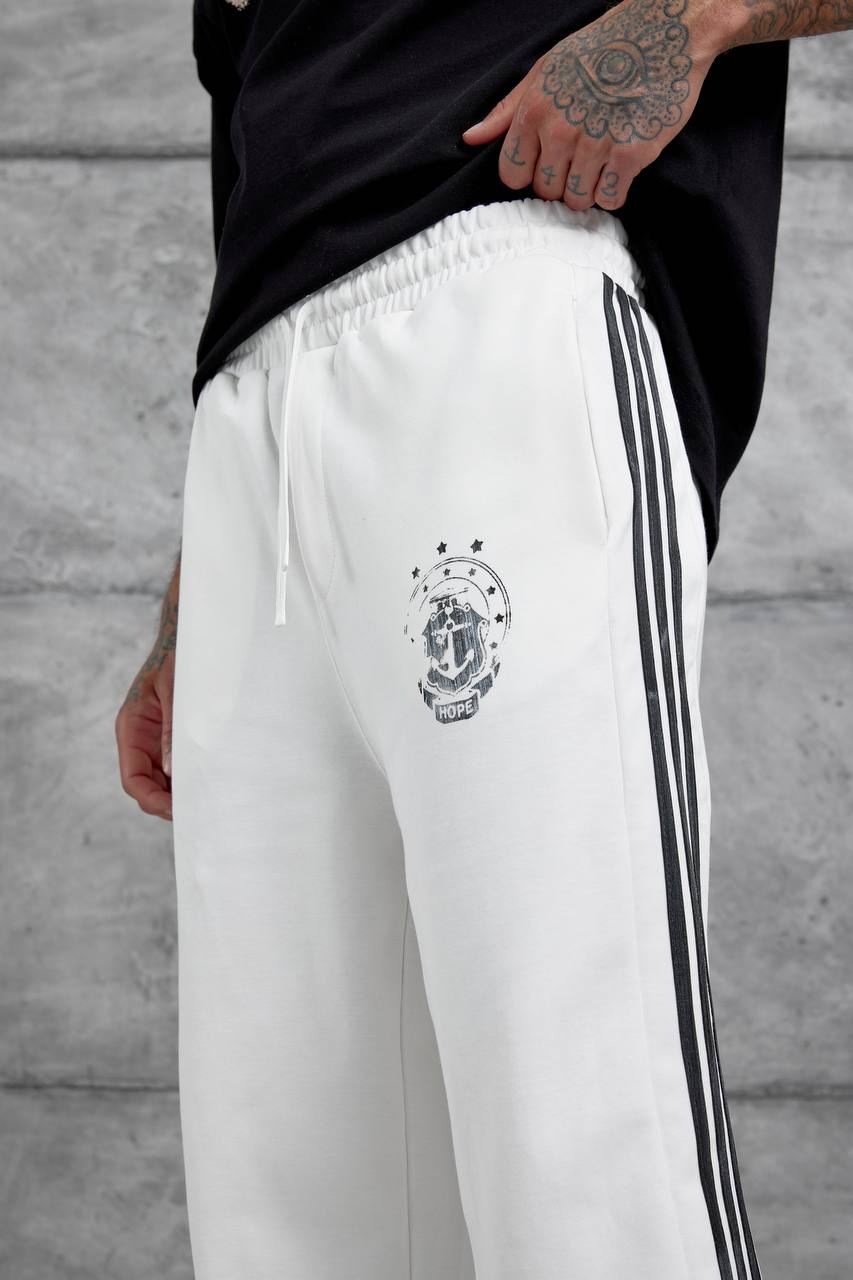 Baggy Side-Stripe Track Pants Withinblack