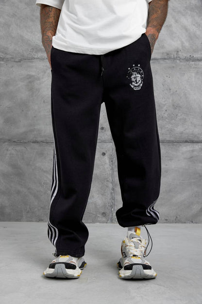 Baggy Side-Stripe Track Pants Withinblack