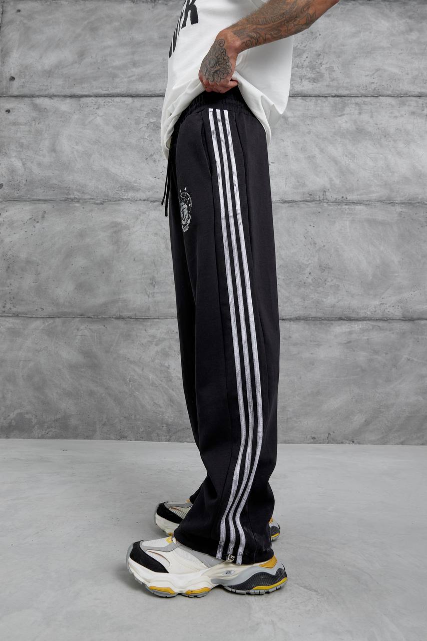 Baggy Side-Stripe Track Pants Withinblack