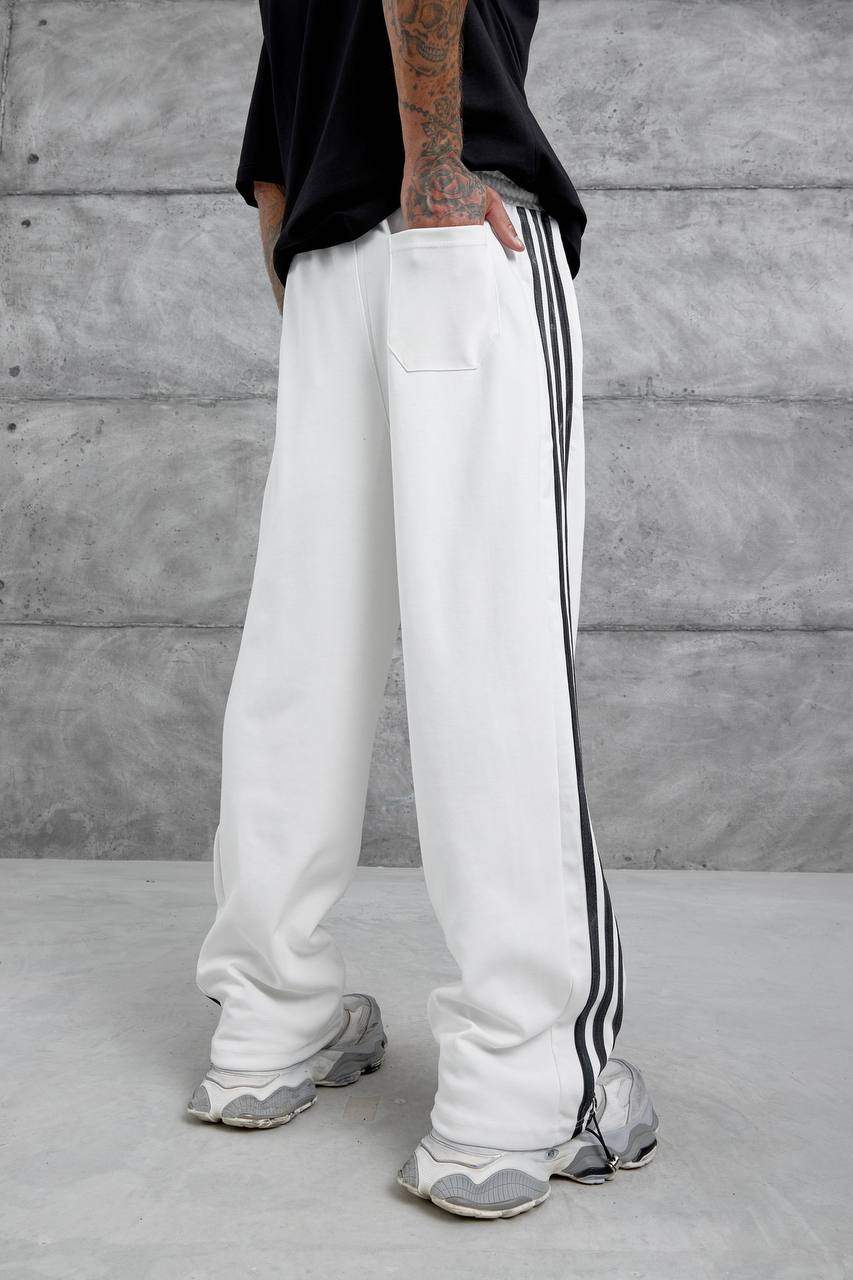 Baggy Side-Stripe Track Pants Withinblack