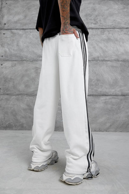 Baggy Side-Stripe Track Pants Withinblack