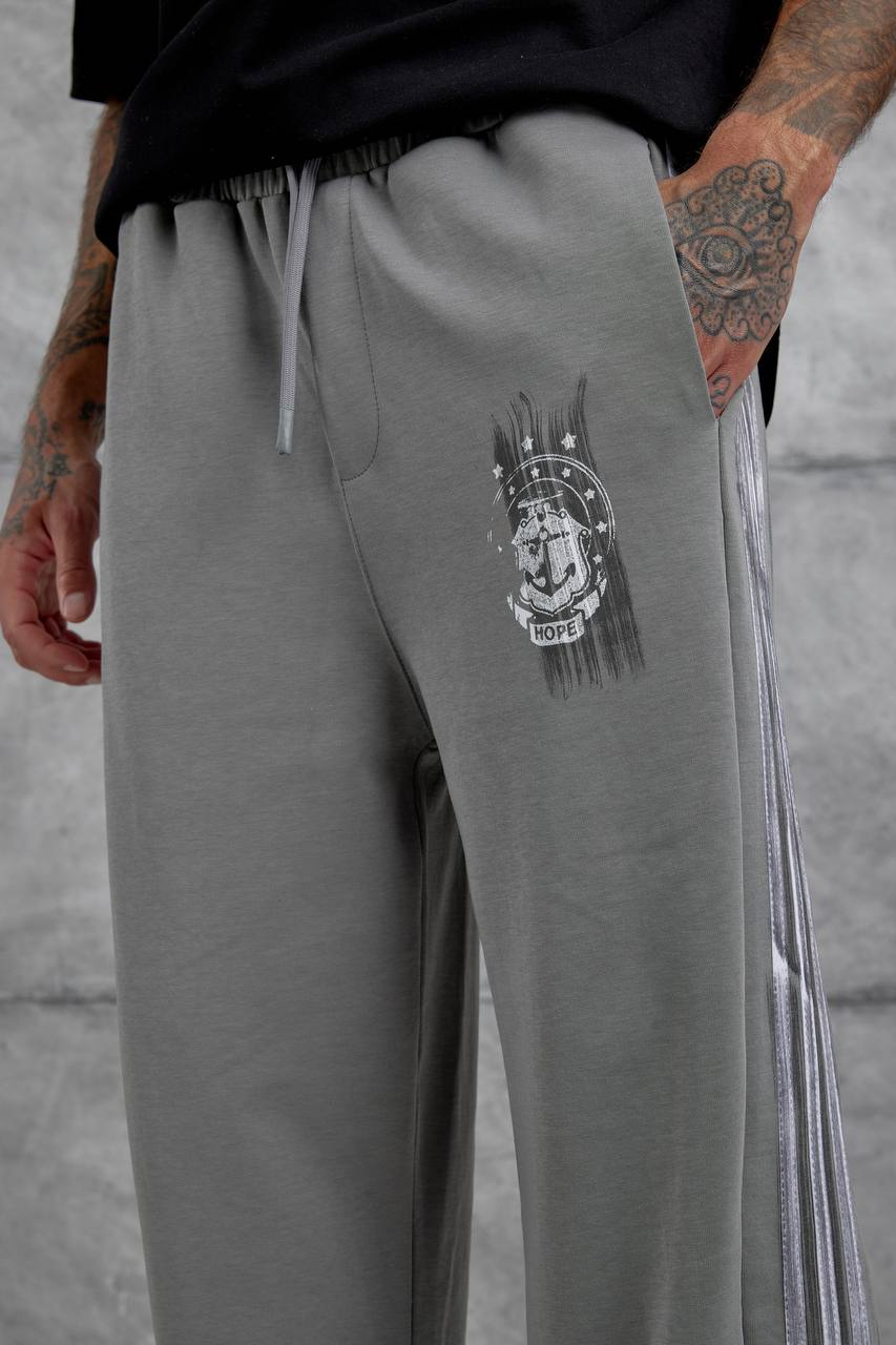 Baggy Side-Stripe Track Pants Withinblack