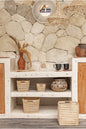 Woven Rattan Cube Storage Baskets Village Thrive