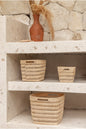 Woven Rattan Cube Storage Baskets Village Thrive
