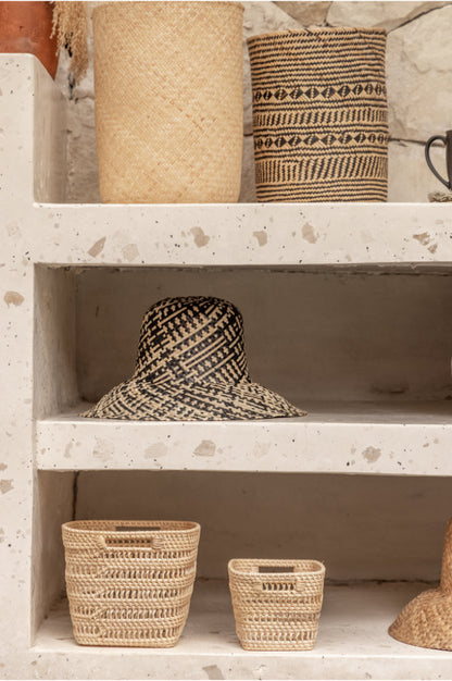 Woven Rattan Cube Storage Baskets Village Thrive