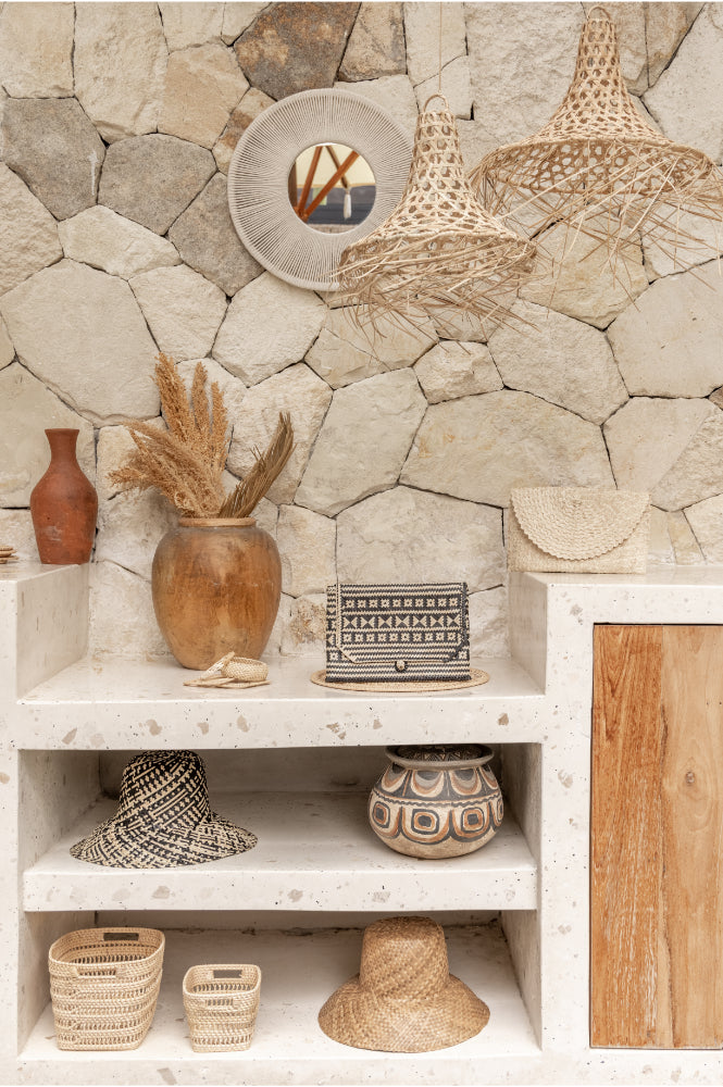 Woven Rattan Cube Storage Baskets Village Thrive