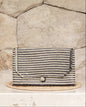 Stripes Rattan Clutch Village Thrive