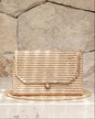 Stripes Rattan Clutch Village Thrive