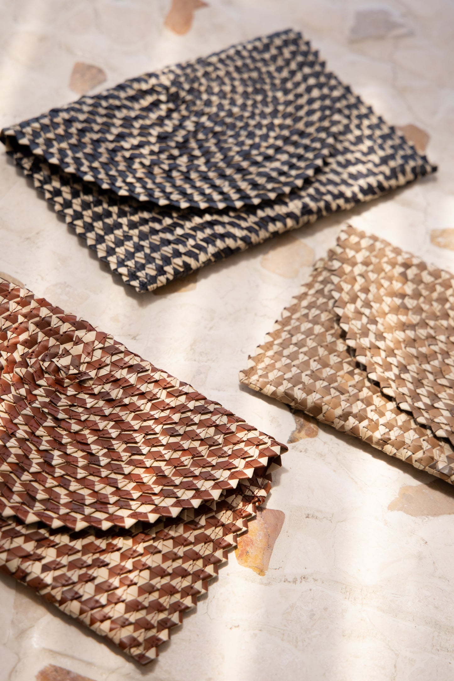 Ombre Rattan Clutch Village Thrive