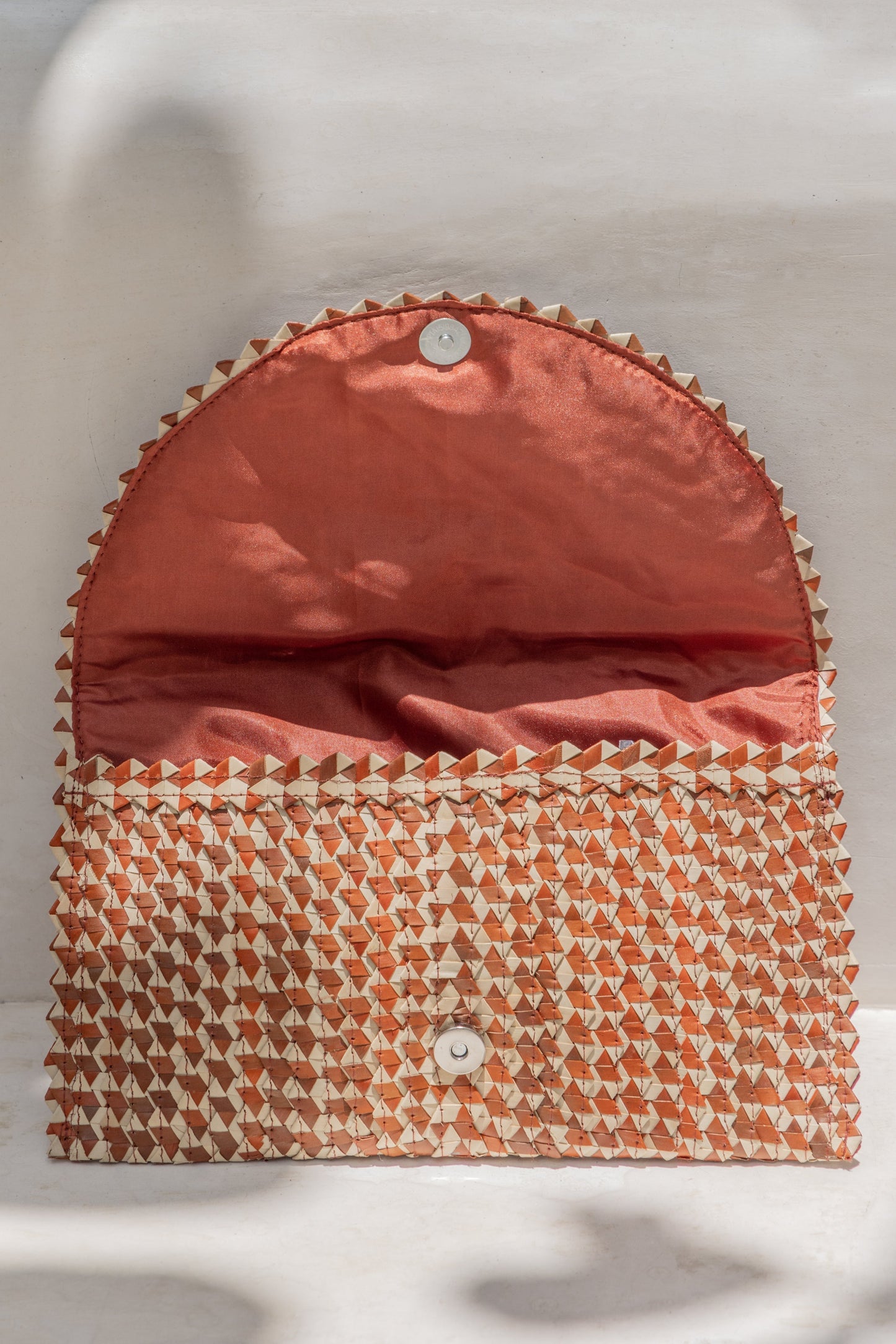 Ombre Rattan Clutch Village Thrive