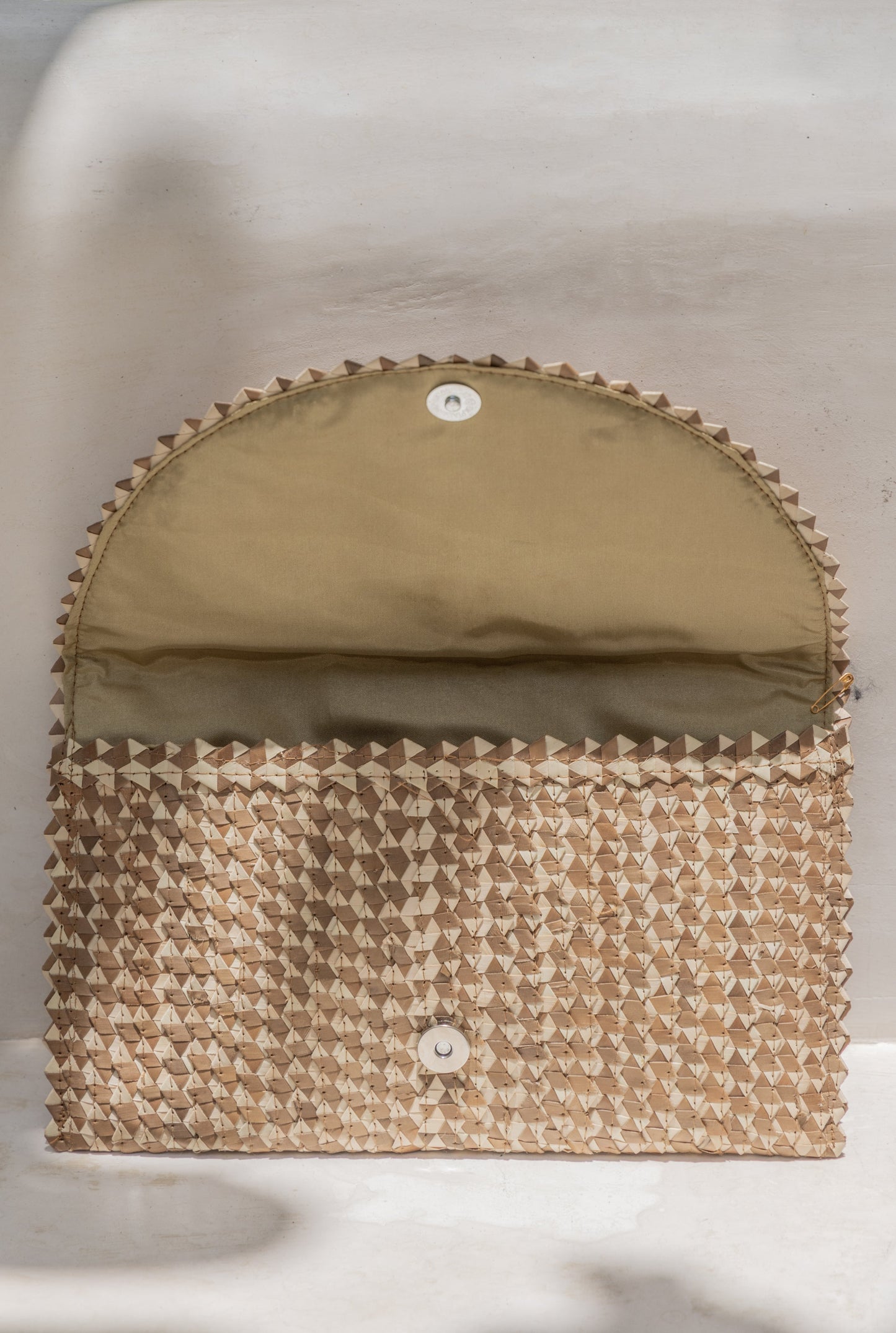 Ombre Rattan Clutch Village Thrive