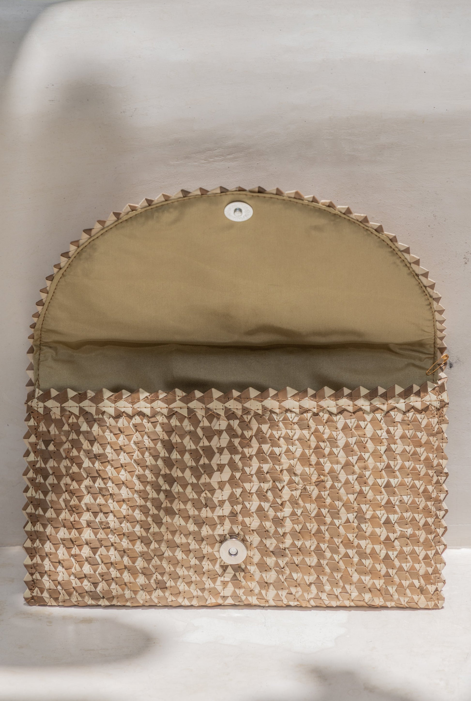 Ombre Rattan Clutch Village Thrive