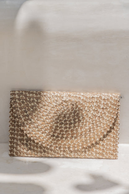 Ombre Rattan Clutch Village Thrive