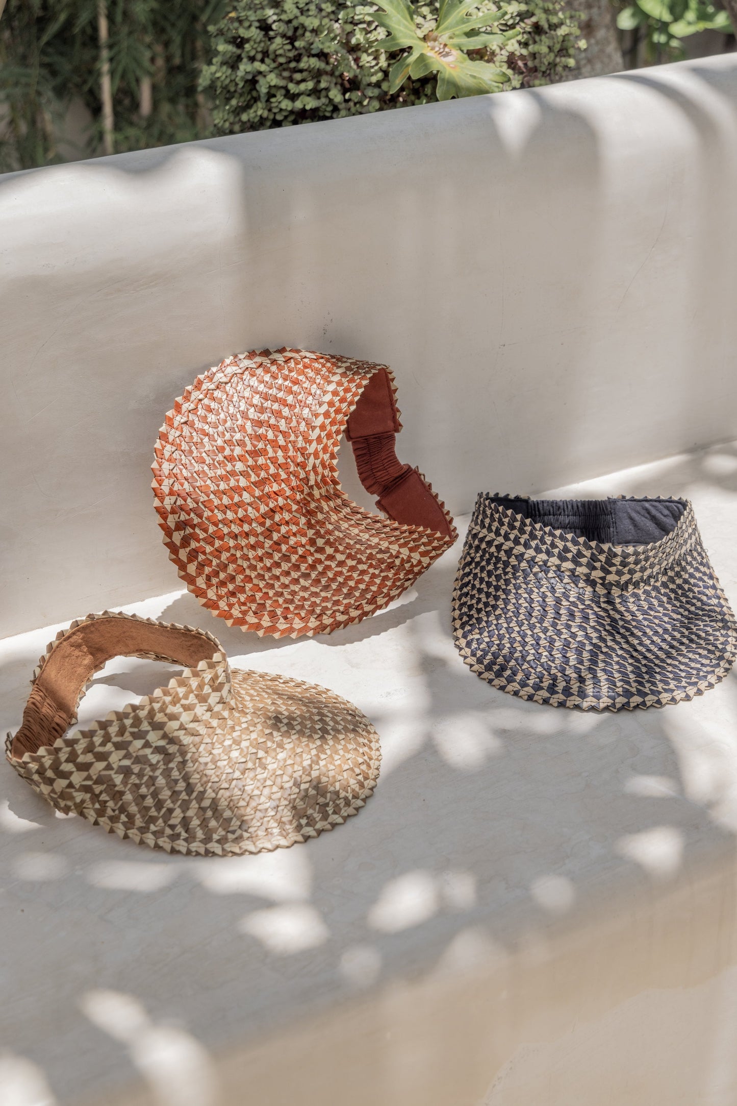 Ombre Rattan Sun Visors Village Thrive