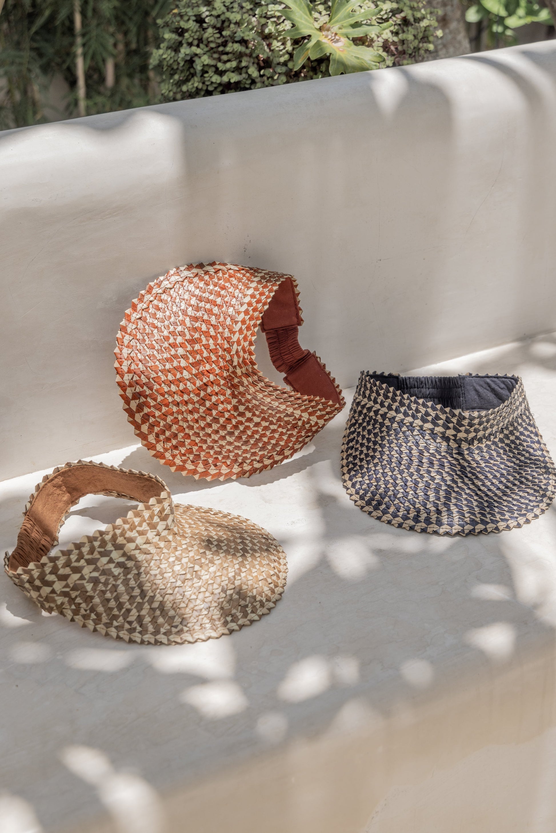 Ombre Rattan Sun Visors Village Thrive