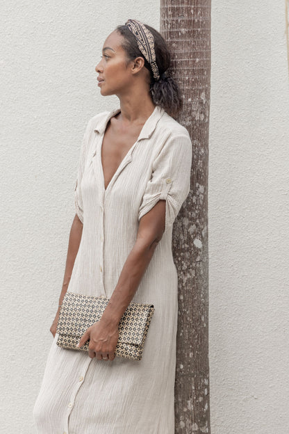 Woven Clutch Village Thrive