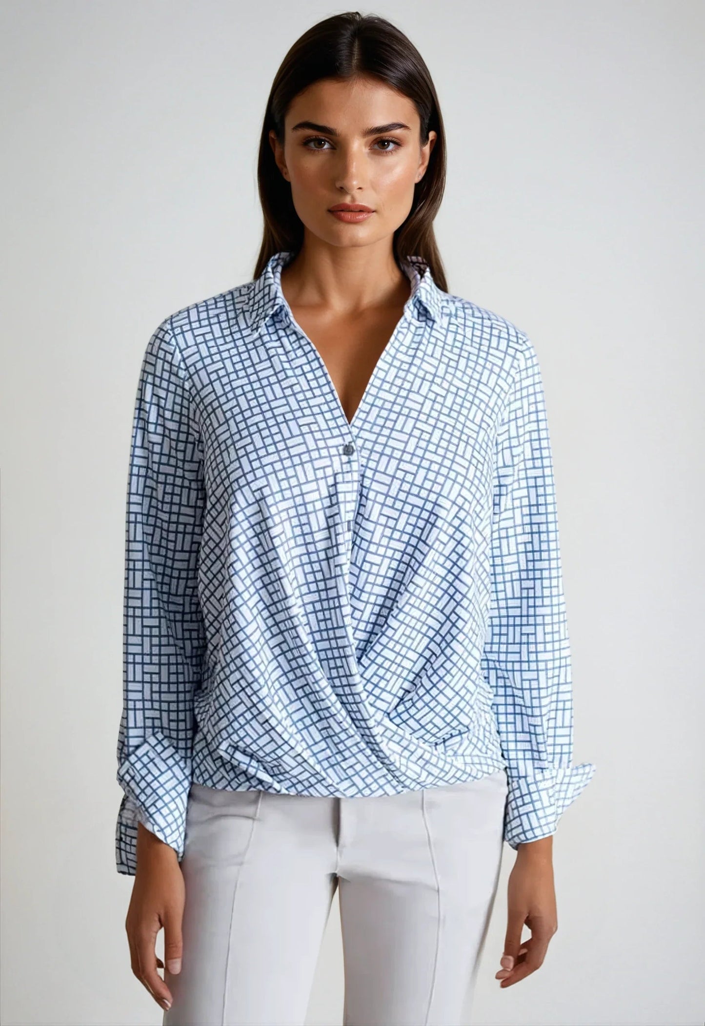 Barcelona Shirt - White & Blue Buki