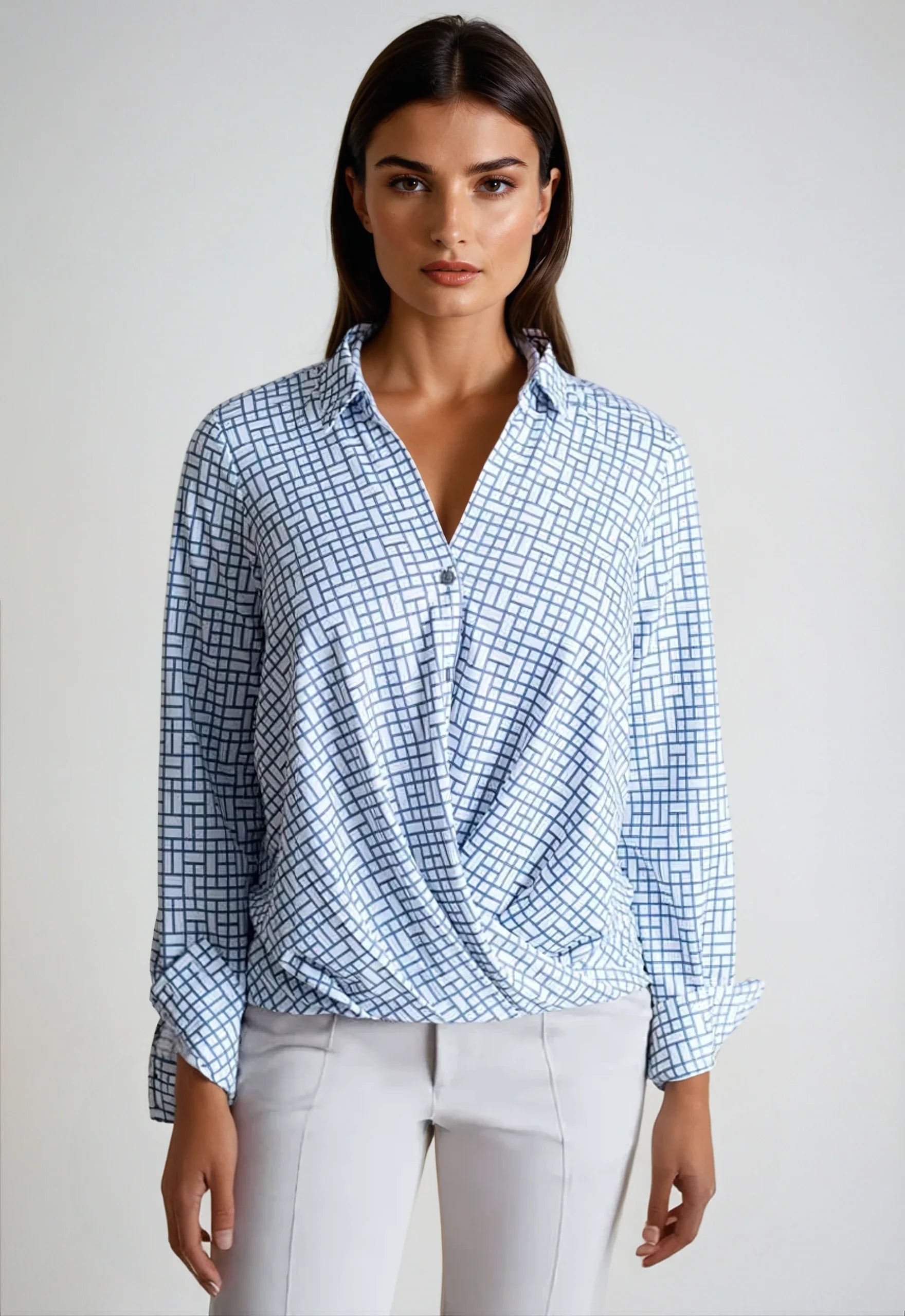 Barcelona Shirt - White & Blue Buki