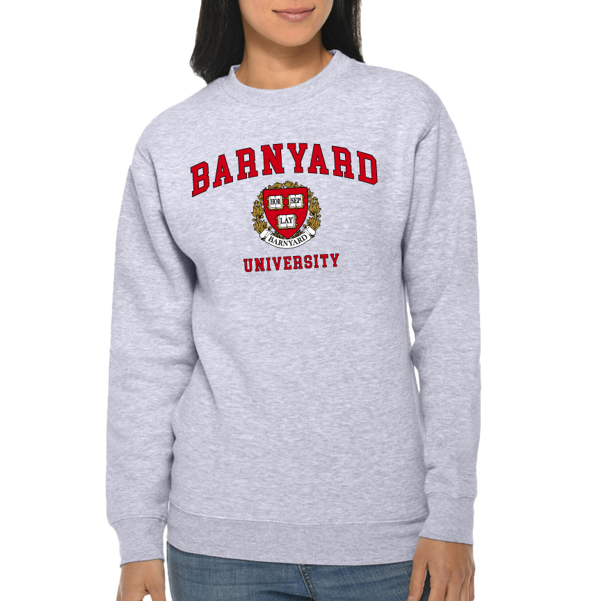 Barnyard University Crewneck Sweatshirt Horseplay Apparel