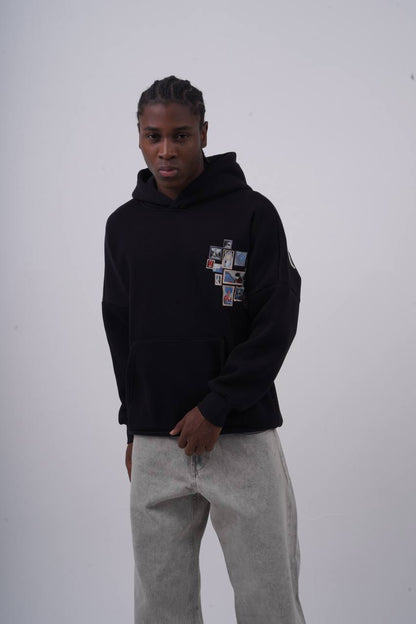 Baroque Statue Graphic Oversized Hoodie – Artistic Unisex Streetwear Withinblack