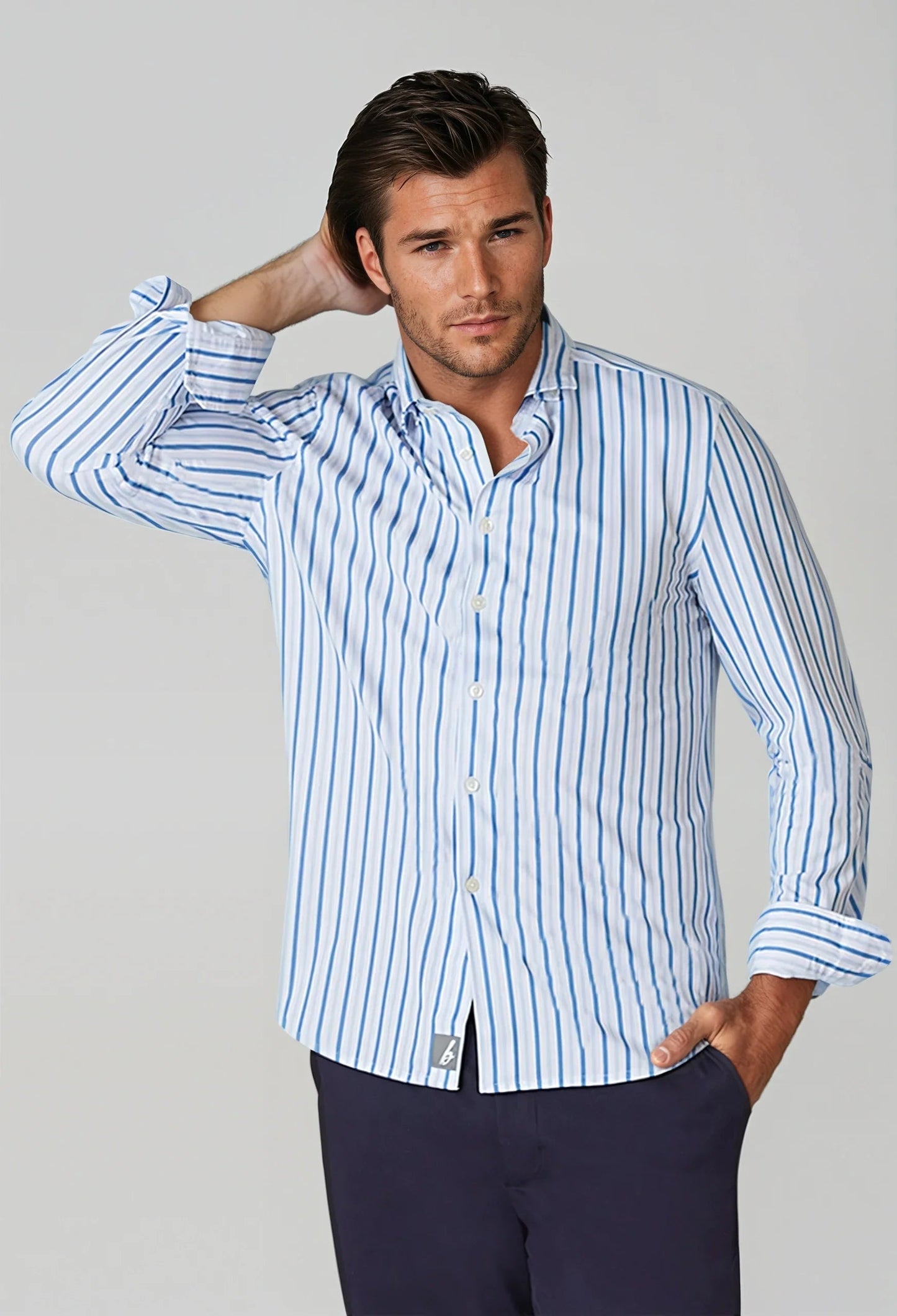 Barrett Stripe Long Sleeve Tech Shirt Buki