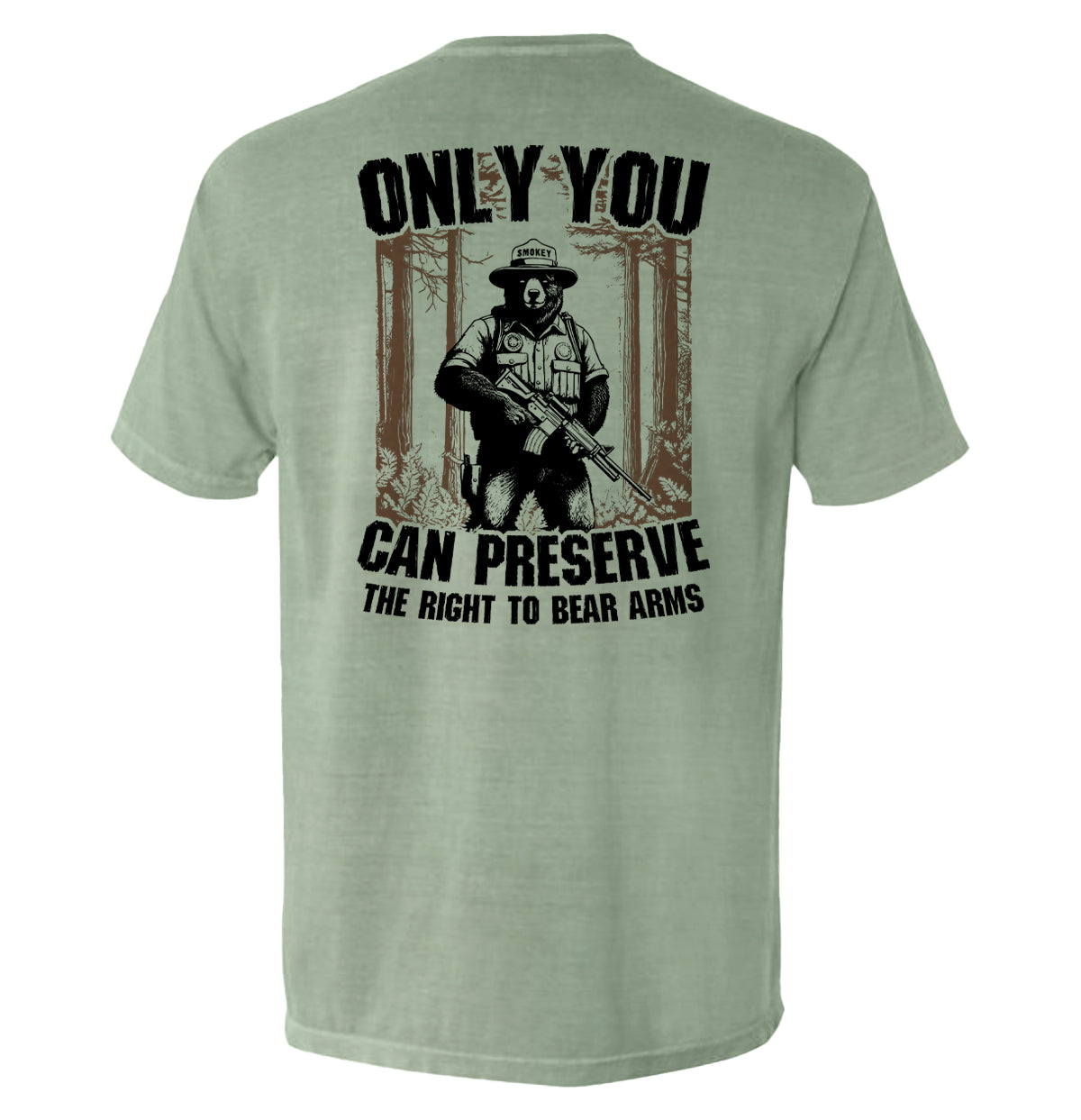 Only You can Preserve the the Right to Bear Arms Shield Republic