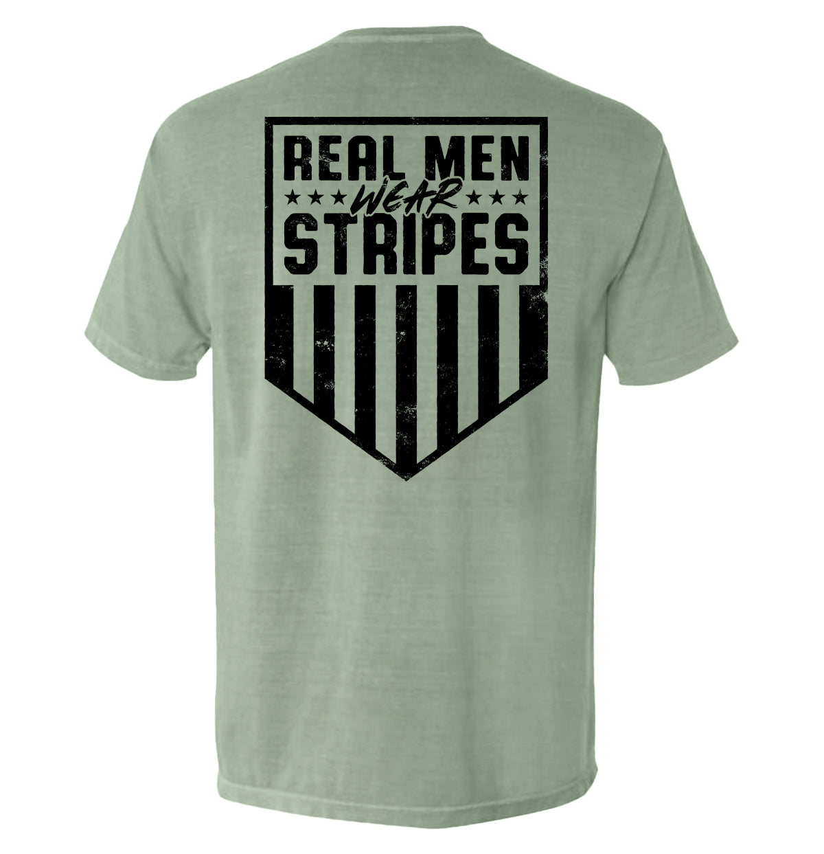 Real Men Wear Stripes (Back Print) Shield Republic