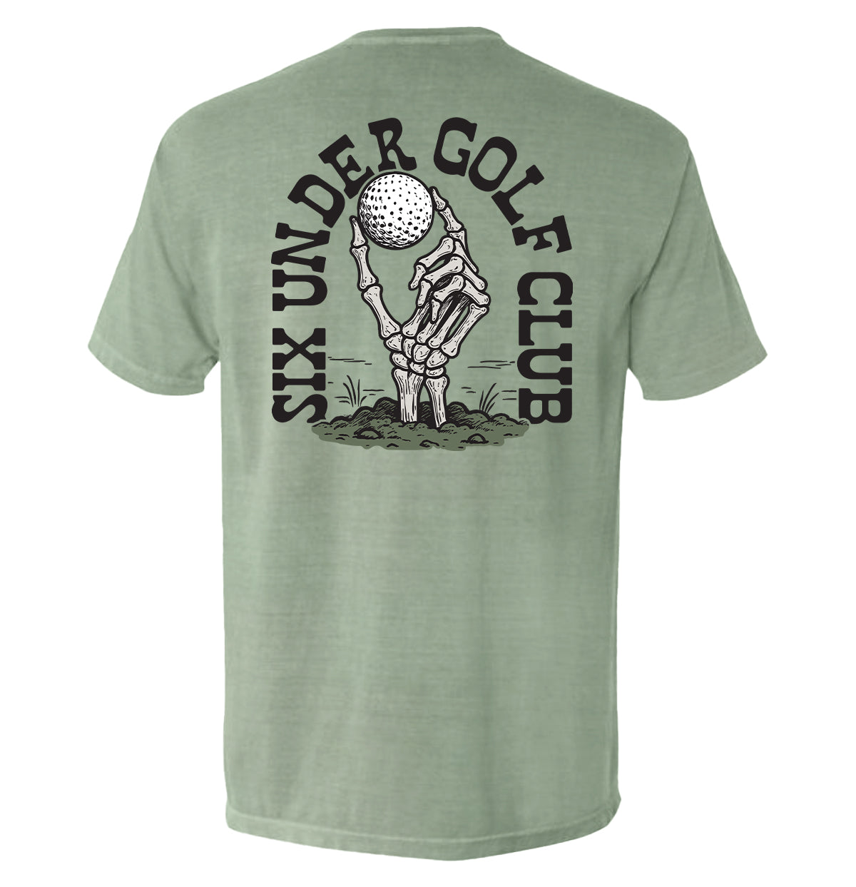 Six Under Golf Club (Back Print) Shield Republic