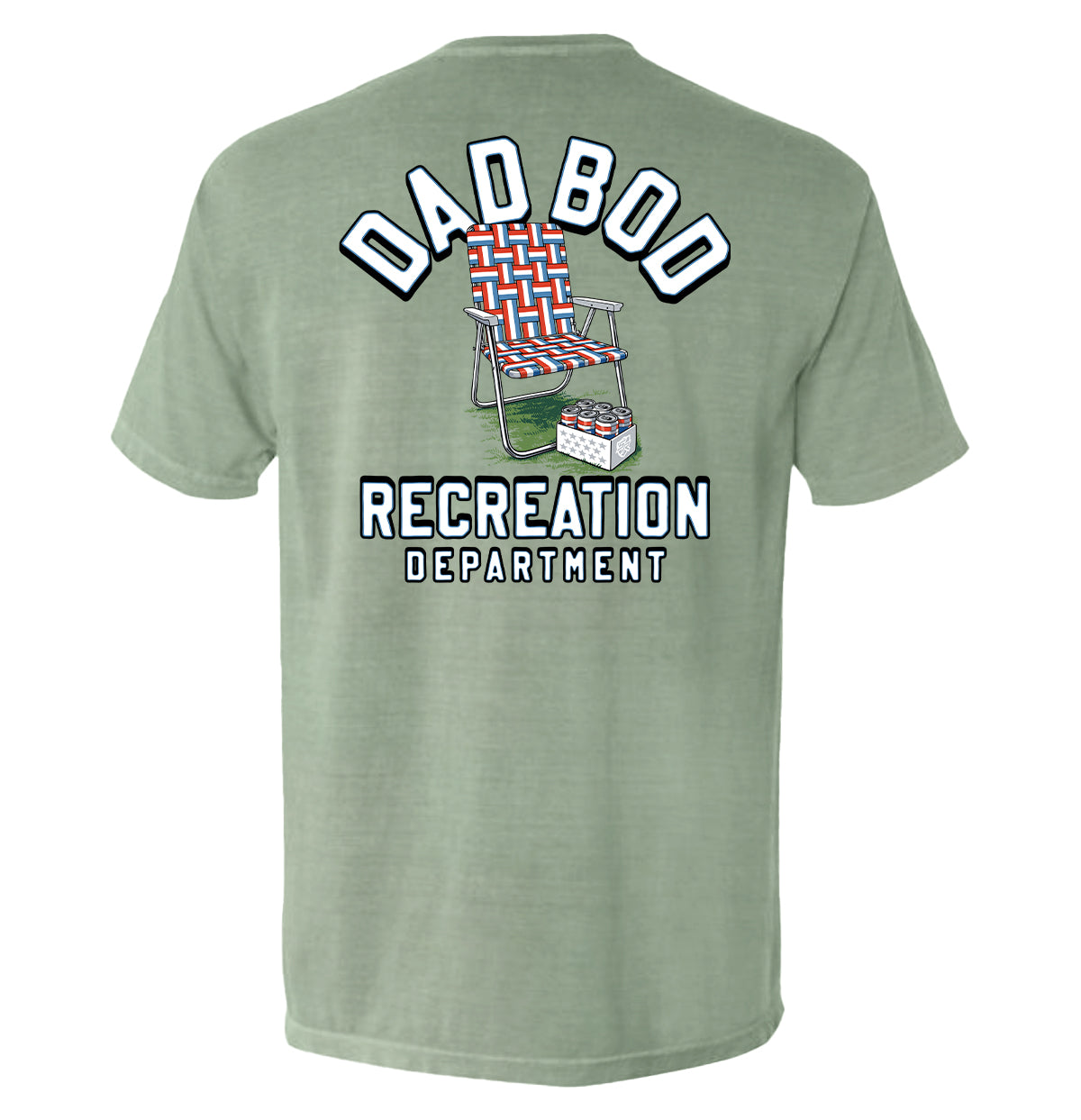 Dad Bod Recreation Department Shield Republic