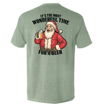 Most Wonderful Time For A Beer Shield Republic