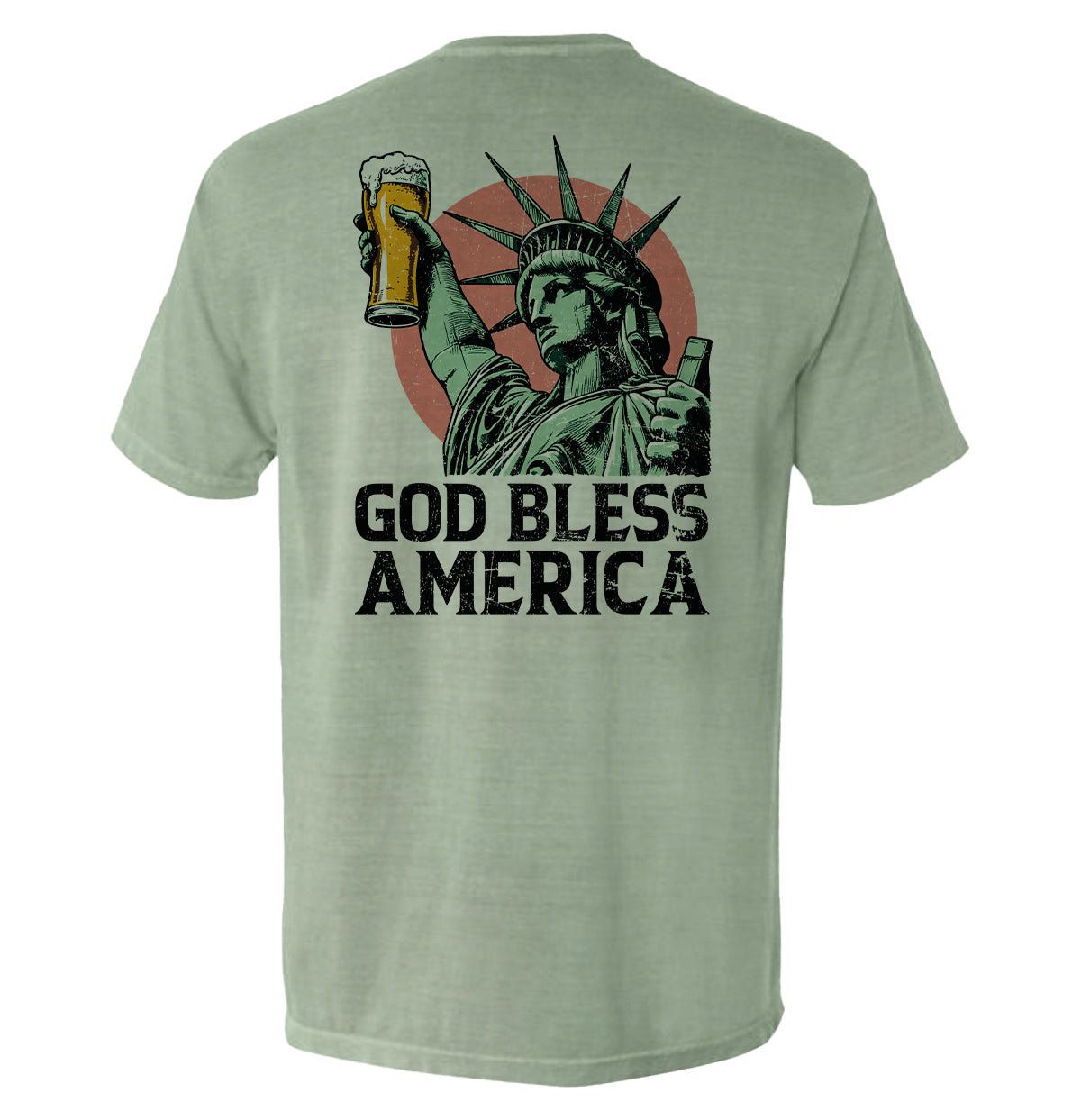 God Bless America Shield Republic