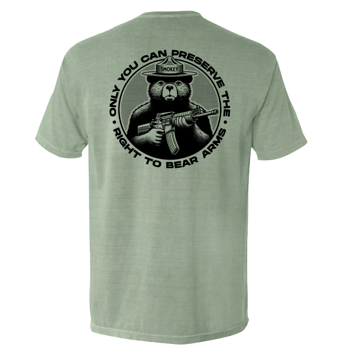 Only You Can Preserve the Right to Bear Arms (Circular Seal) Shield Republic