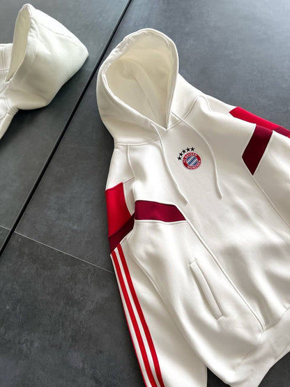 Bayern Munich Logo Hooded Oversized Sweatshirt - Stylish and Comfortable Withinblack