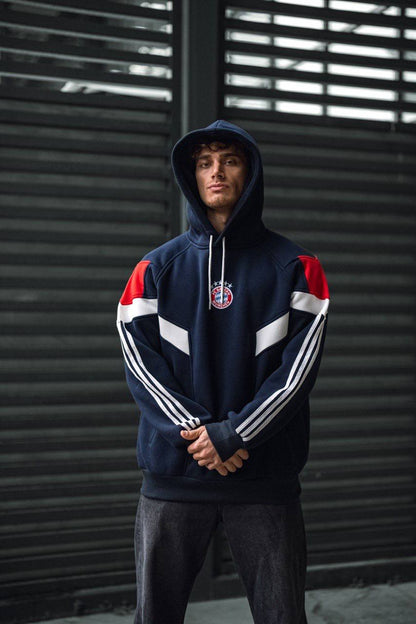 Bayern Munich Logo Hooded Oversized Sweatshirt - Stylish and Comfortable Withinblack